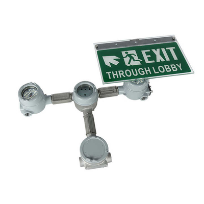 3-6W Explosion Proof LED Exit Emergency Light Chemical Industry IP66 Waterproof Gas Station