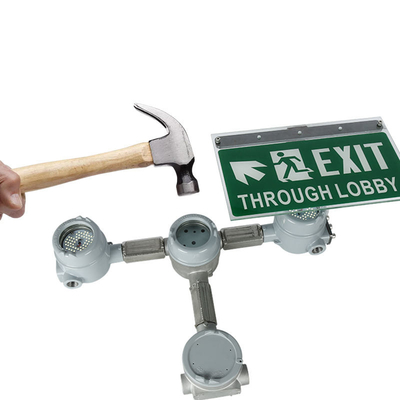 3-6W Explosion Proof LED Exit Emergency Light Chemical Industry IP66 Waterproof Gas Station