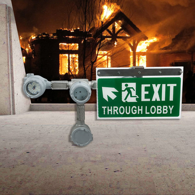 3-6W Explosion Proof LED Exit Emergency Light Chemical Industry IP66 Waterproof Gas Station