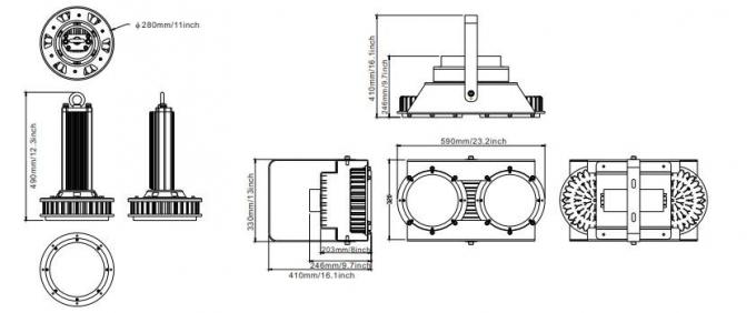 IP67 Explosion Proof LED Lights 150Im High Temperature 10-150W 1